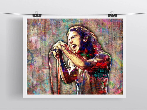 Eddie vedder poster - vedder, poster,