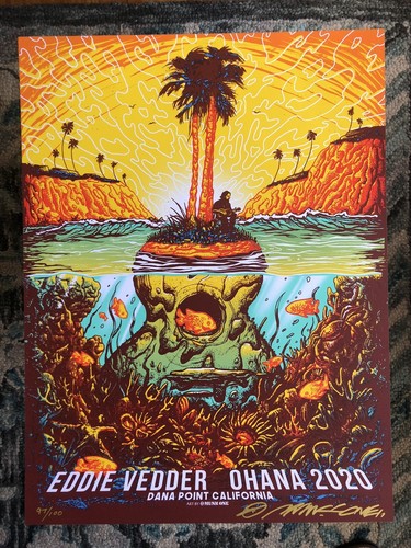 Ohana festival gig poster - festival,