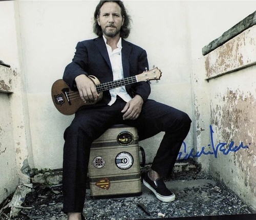 Eddie vedder pearl jam - pearl, signed